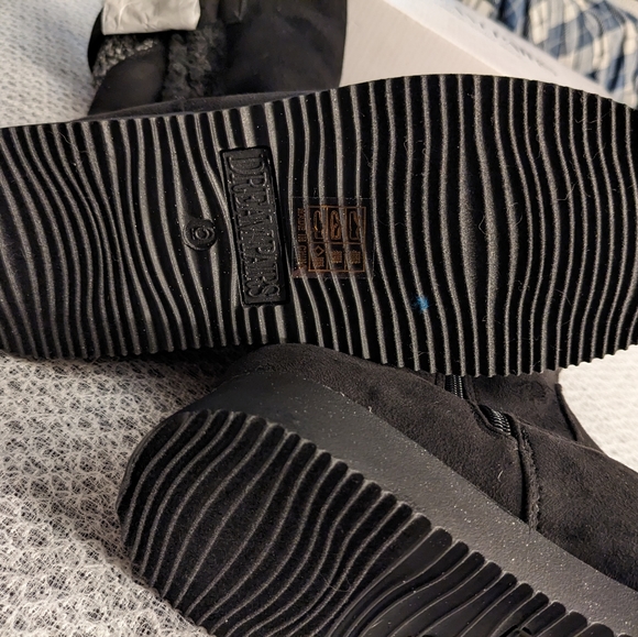 Women's Winter Fur Lined Mid Calf Snow Boots -- Size 6 - Picture 3 of 5